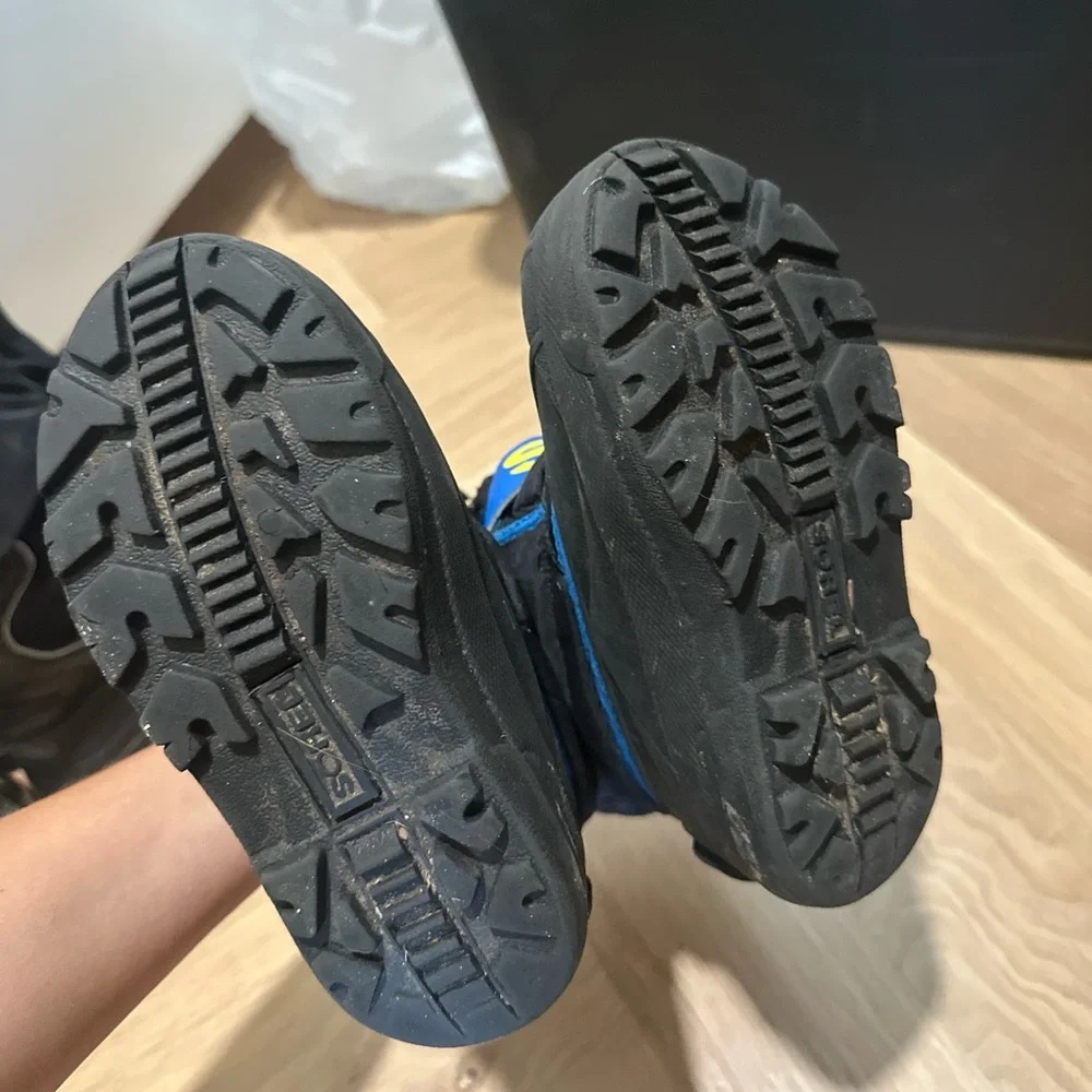 Sorel Kids' Blue & Black Snow Boots